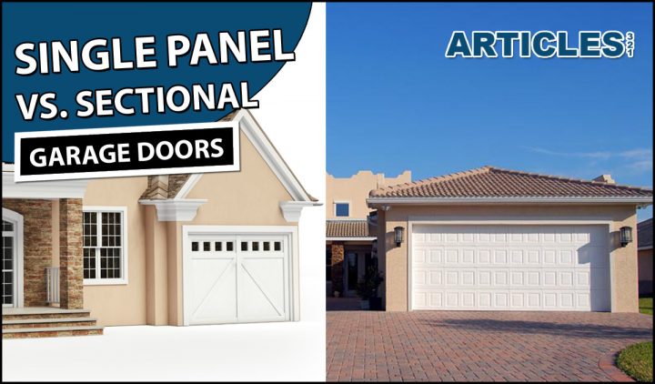 Single Panel Vs Sectional Garage Doors, Single Panel Garage Door
