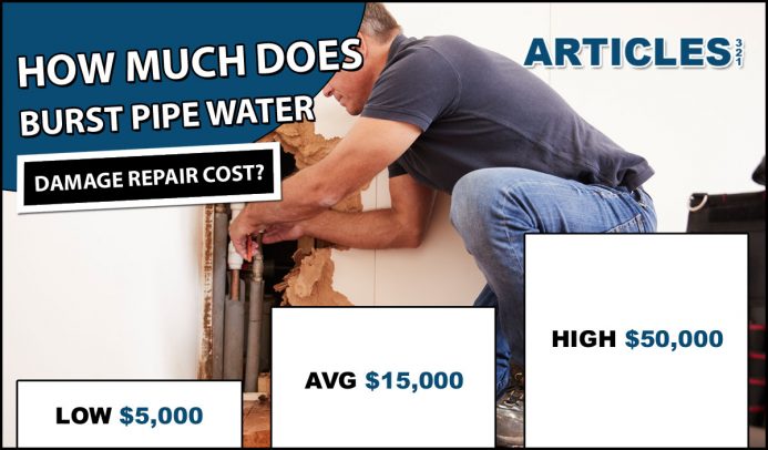 How Much Does Burst Pipe Water Damage Repair Cost?