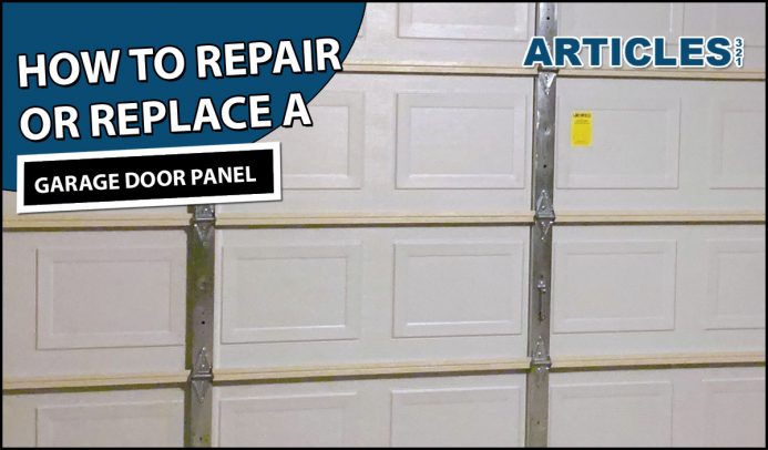 How to Repair or Replace a Garage Door Panel