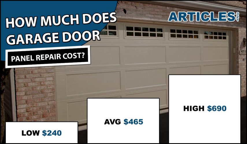 Garage Door Repair Cost 2019 - Garage Door Panel Repair Cost 1 855x501