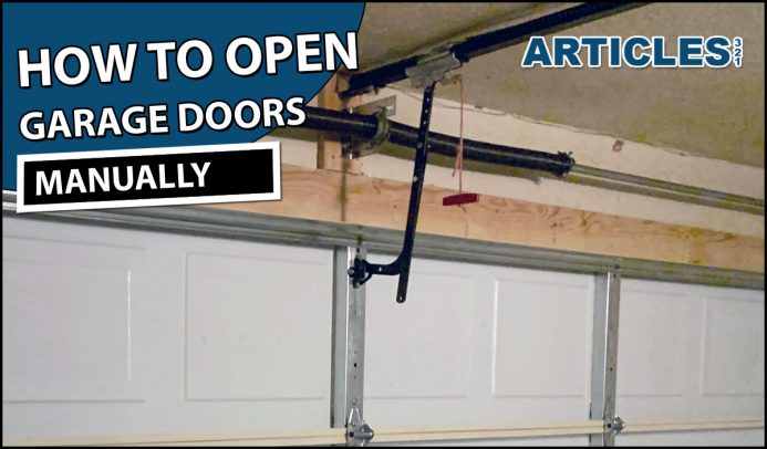 How To Open Garage Doors Manually
